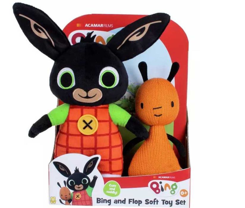 Królik Bing i Flop Zestaw Maskotkek Pluszowych