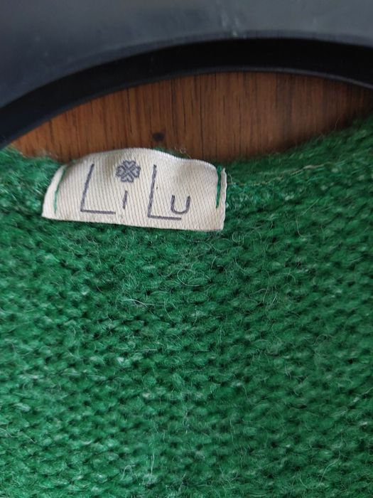 Sweter/kardigan z kapturem  M/L