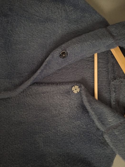 Płaszcz damski granatowy