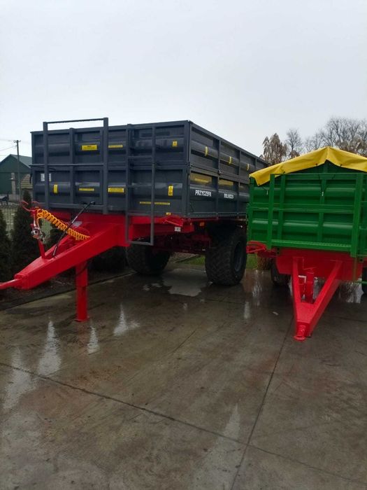 Przyczepa jednoosiowa wywrotka