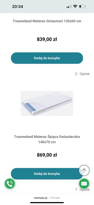 Materac dziecięcy 140x70