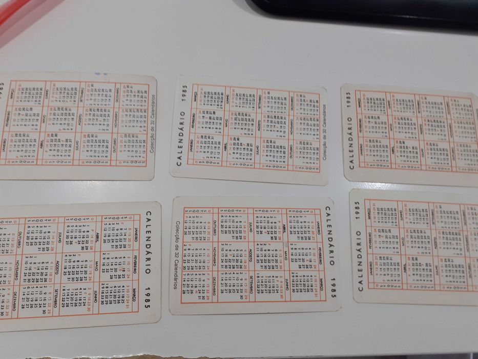 Calendários Antigos para venda ou troca v12