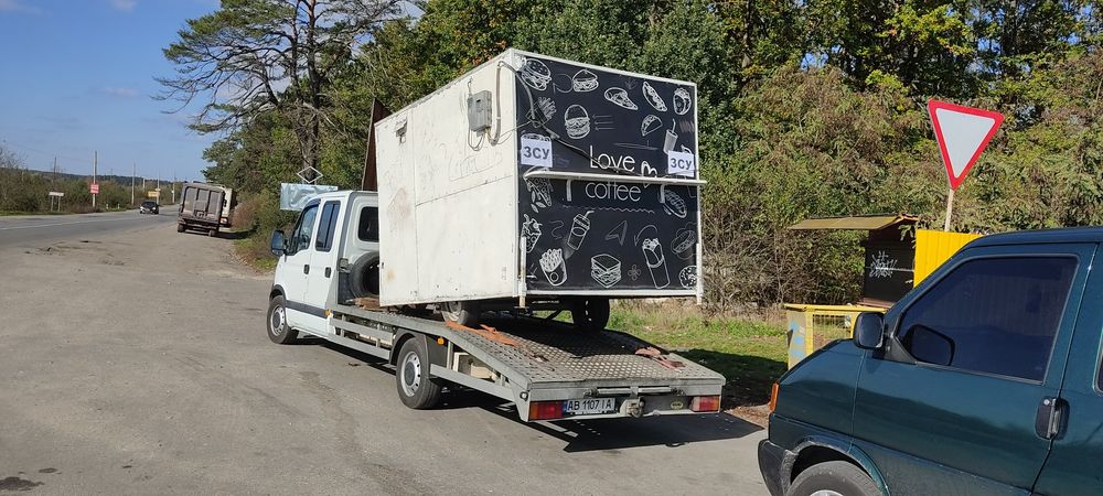 Послуги евакуатора, перевезення вантажів, прокат лавети.