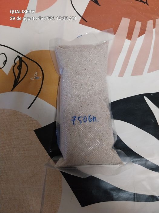Areia silica para aquário
