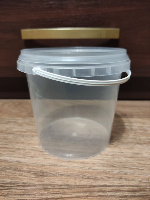 Ведро пищевое. 1 литр. Полипропилен