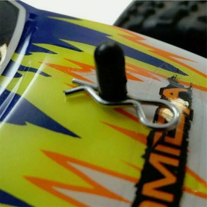 Clip p/ Capota Body de carro RC de escala 1/8 e 1/5 ou 1/10 e 1/16