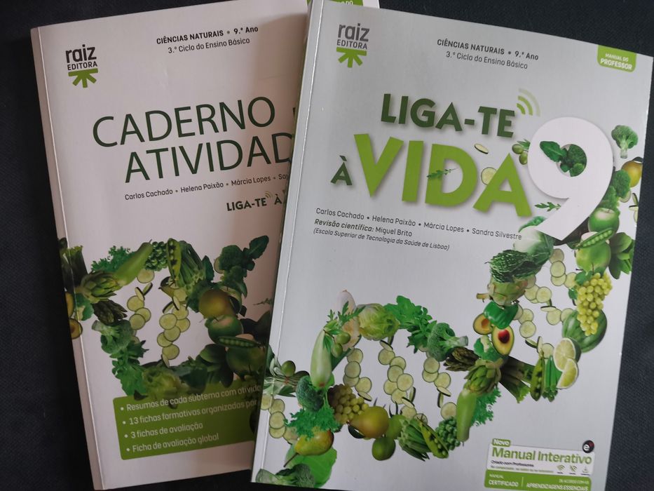 Manual novo + CA e outros Ciências naturais 9 ano"Liga te à vida"