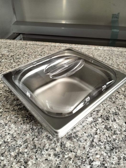 Гастроємність 1/6-100 нержавійка та полікарбонат від 65мм