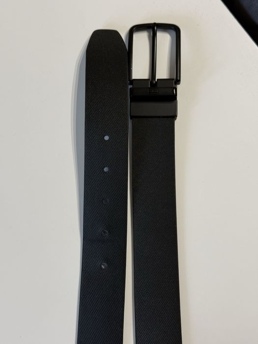 Pasek Tommy Hilfiger męski czarny matowy Pasek tech 3.5 Rev