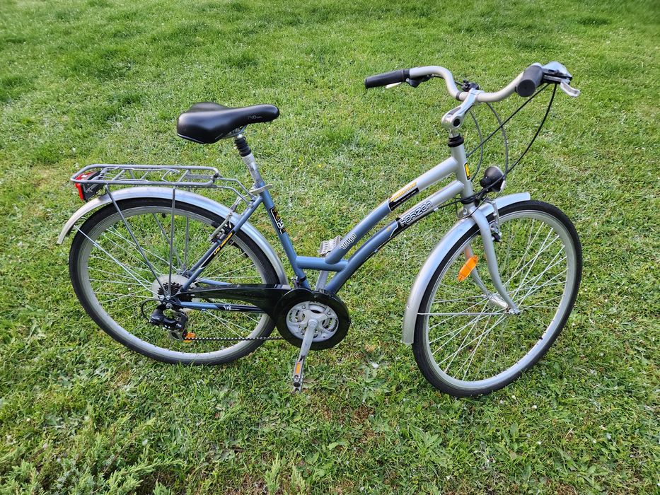 Rower miejski z przerzutkami shimano rama damka