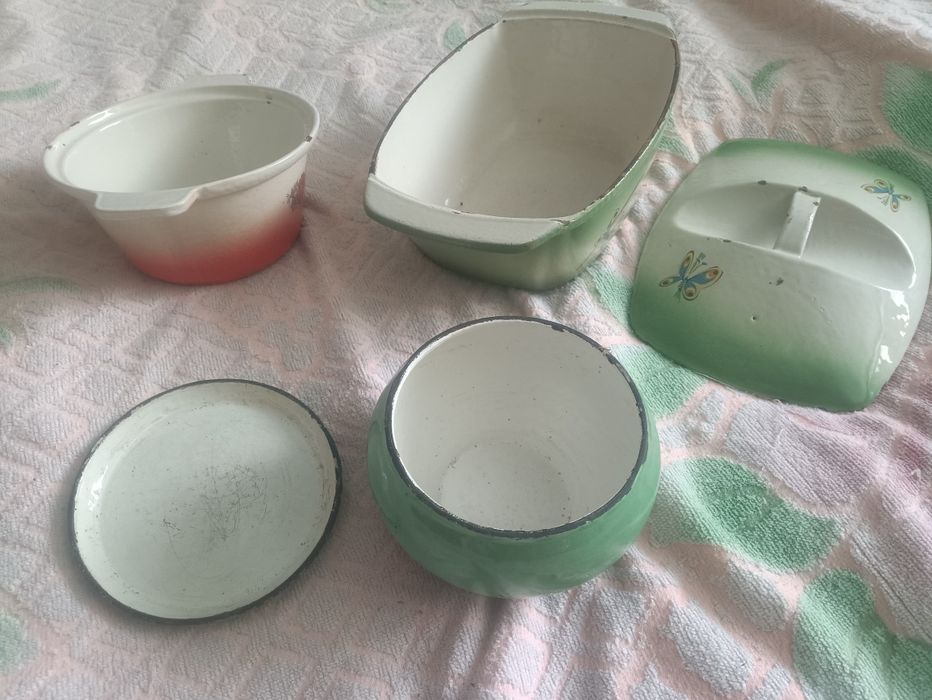 Чугунная посуда эмалированная