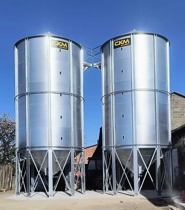 Silos lejowy 56T – montaż i transport | POLSKA PRODUKCJA