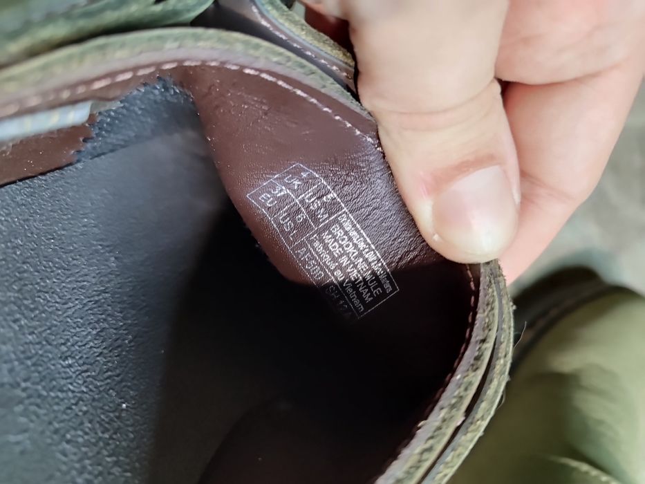 Dr. Martens mule klapki skórzane khaki oliwkowe 37