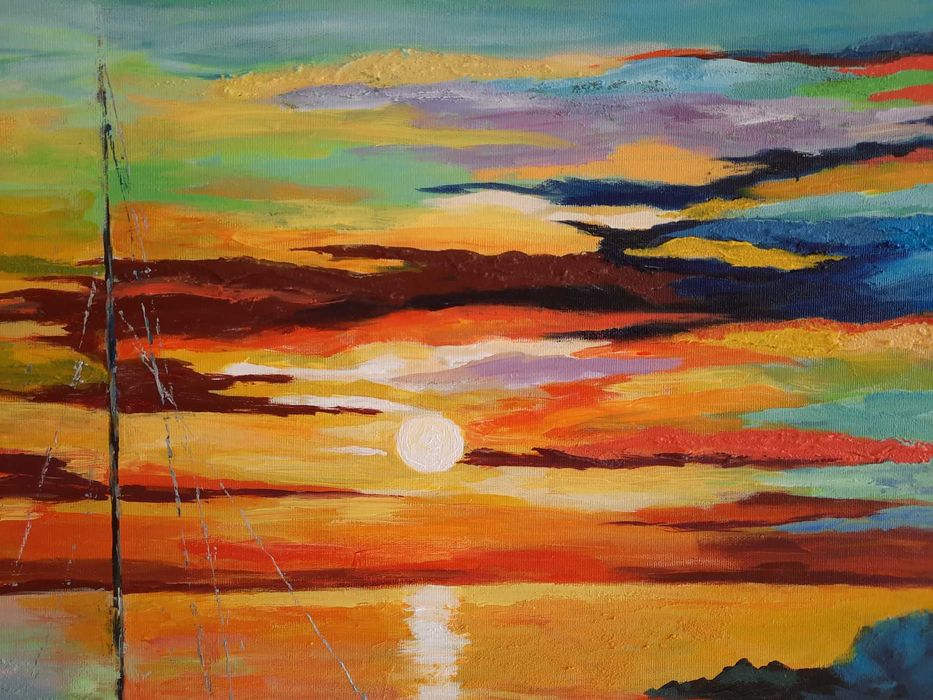 Картина. Морський пейзаж. Акрил. Ручна робота