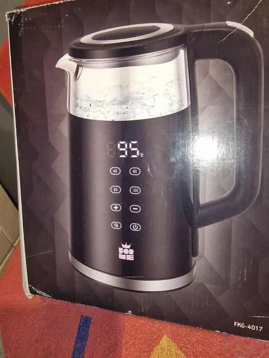 Czajnik elektryczny z regulacją temperatury dotykowy szklany