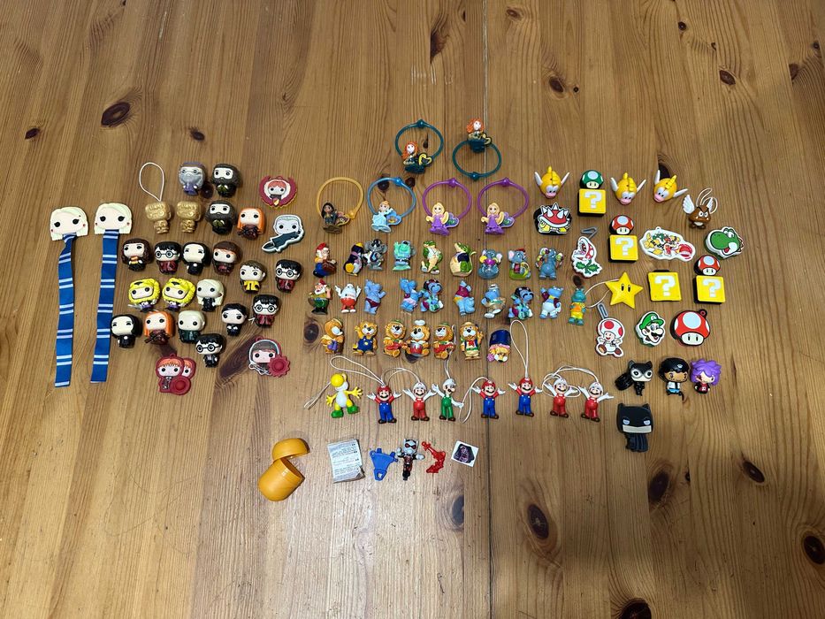 Figurki Ferrero (Kinder) / McDonald's / Disney / Funko | ZESTAW x113