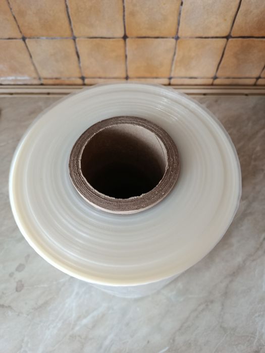 Термозбіжна плівка ПОФ напіврукав 12 мкм 300 мм 700мм вакууматор термо