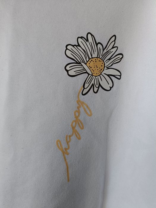 Bluza z nadrukiem kwiatka