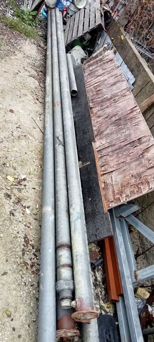 Vendo tubos de pressão redondos com 6metros e parede de 8 mm