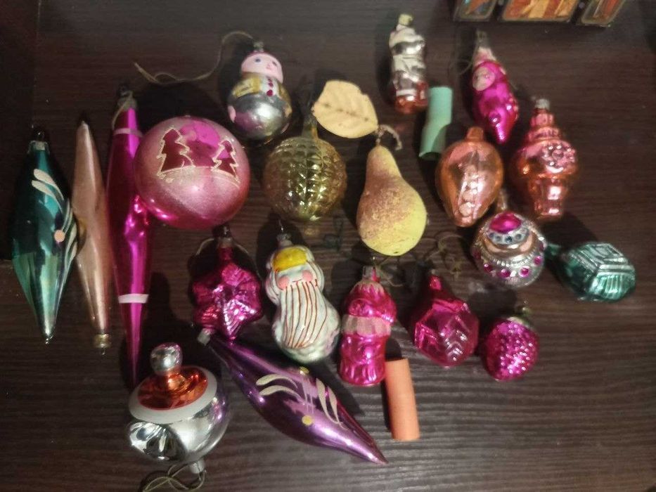 Ёлочные игрушки. Времён СССР. 1950-1970 годы
