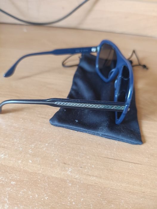 Okulary Bottega Veneta granatowe