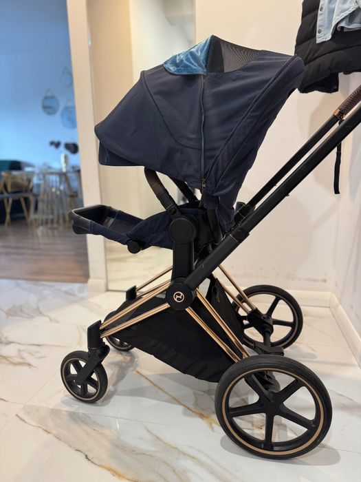 Cybex Priam Rosegold  NOWA gondola w folii +spacerówka używana