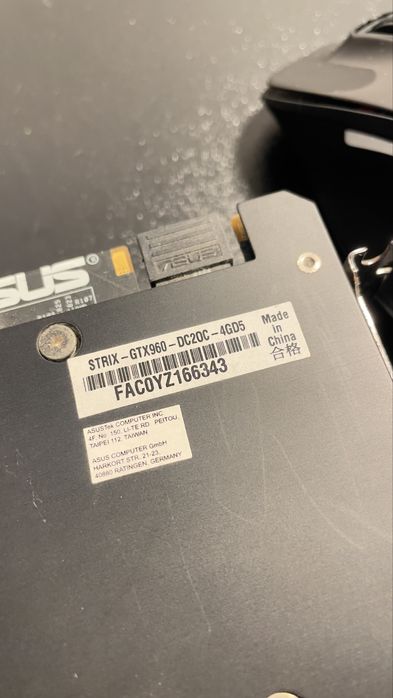 Placa grafica Asus GTX960