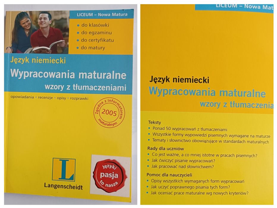 J.Niemiecki - Wypracowania  Maturalne