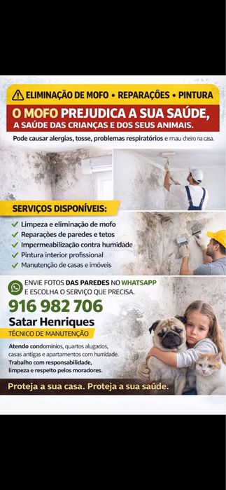 Trabalho de Limpeza e Pintura