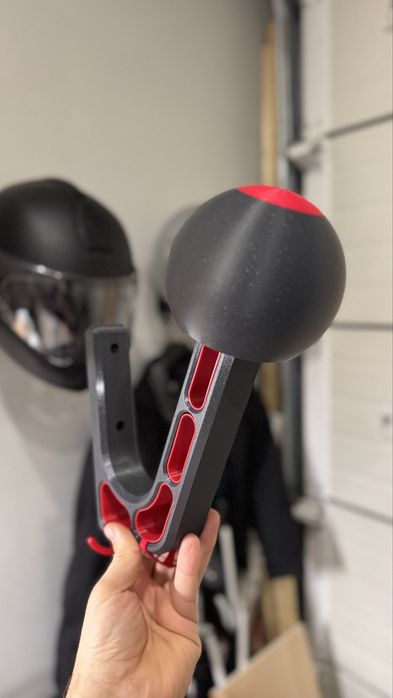 Suporte para Capacete e Casaco de Mota