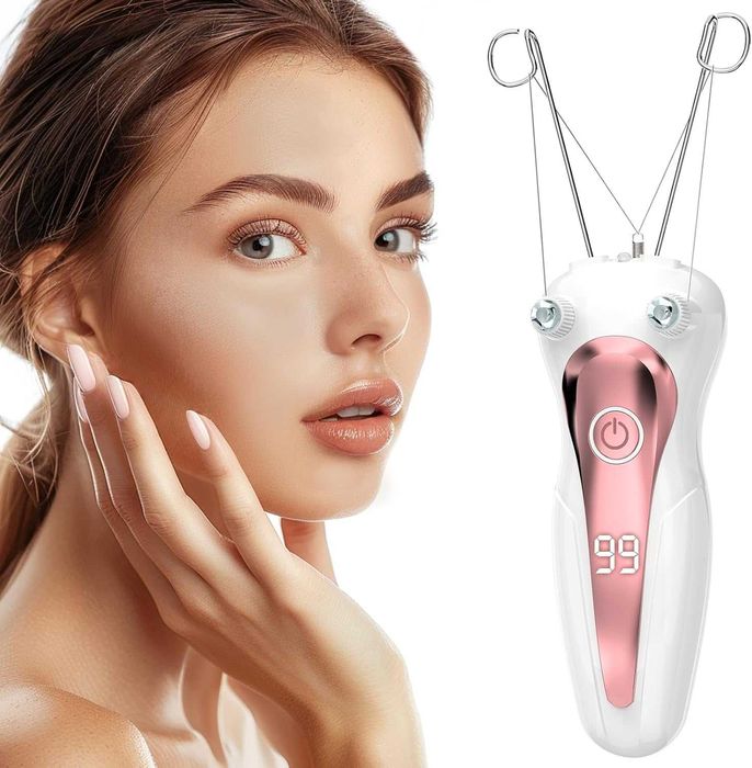 Depilator Damski Bezprzewodowe Usuwanie Owłosienia Nicią Do Twarzy Usb