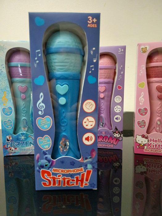 Microfone Musical Infantil Disney Stitch (Novo)