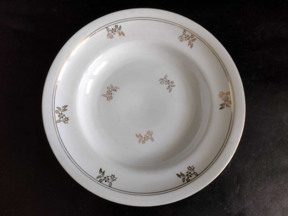 PRL- Chodzież Talerze Obiadowe głębokie