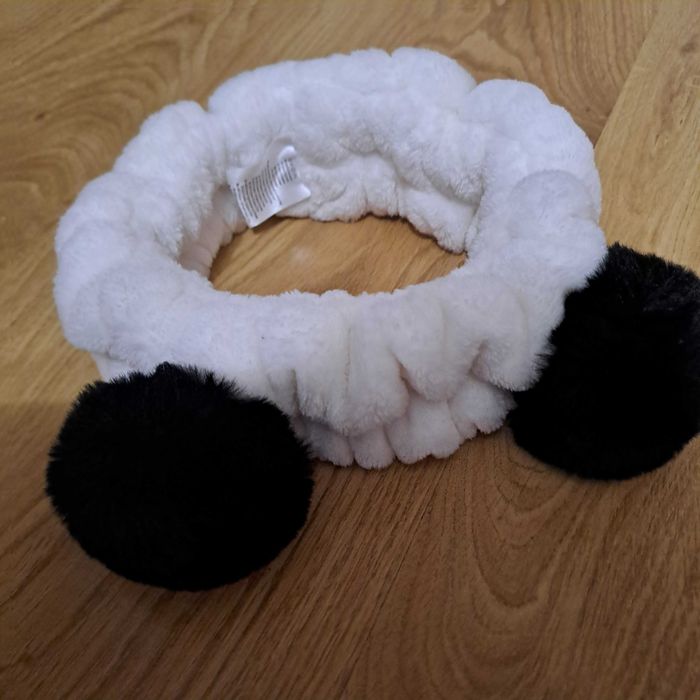 Pluszowa opaska na głowę panda / stan nowy