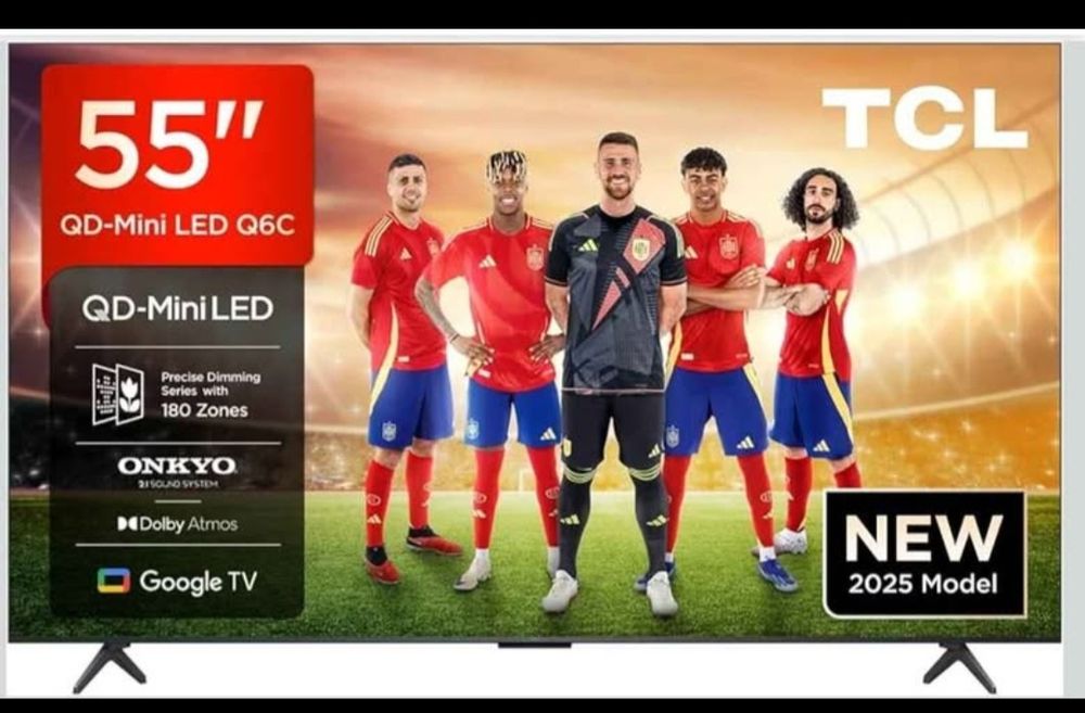 TCL 55Q6C, 55" QD-Mini LED TV, 4K HDR Premium de 1000 nits