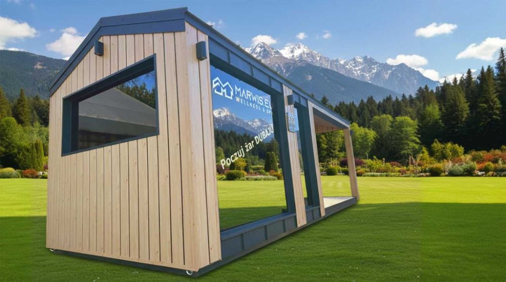 Luksusowa sauna ogrodowa DUBAI III – Twój prywatny raj relaksu!"