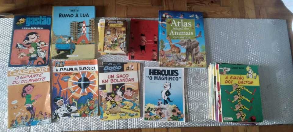 Livros infantis e Banda desenhada 3€ cada