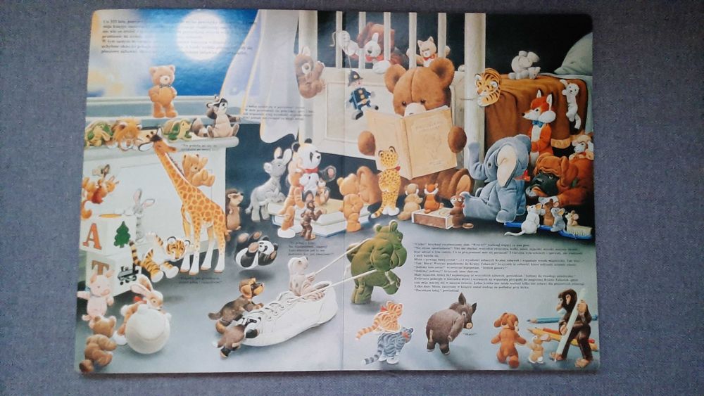 Noc, kiedy ożyły zabawki il. Tony Wolf duży format tekturowe strony