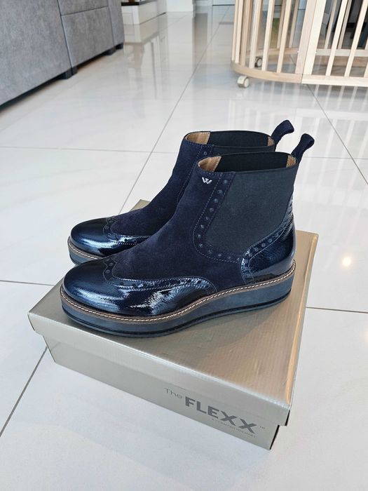 Buty Wojas Nowe Botki Skóra