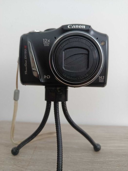 КОМПЛЕКТ Фотоапарат Canon SX150is+карта+чохол+штатив, є зарядка+10акум