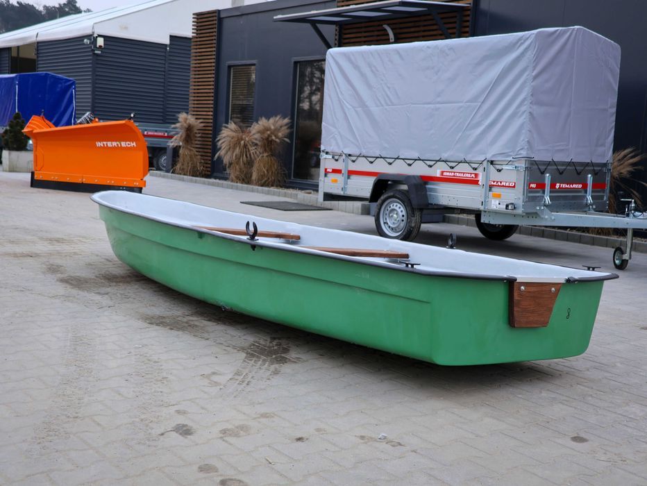 Łódka Łódź wędkarska wiosłowa Katamaran
