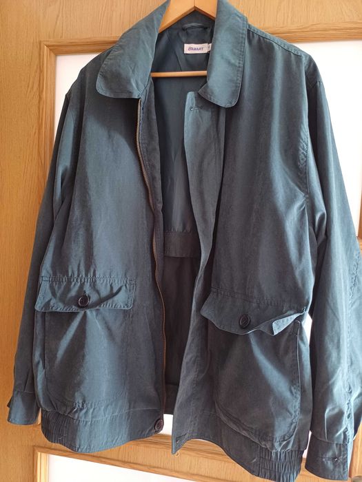 Kurtka męska jesienna roz  44-46 w kolorze morskim,miekki mater. Nowa