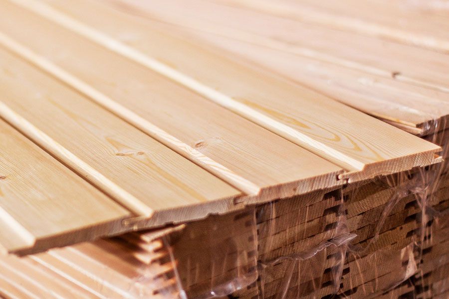 Пиломатериалы от производителя! Вагонка безшовная из дерева 102мм