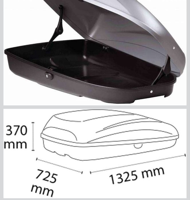 Bagażnik do auta + kufer - box na dach
