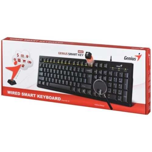 Клавиатура проводная Genius Smart KB-101 USB, Black новая в упаковке