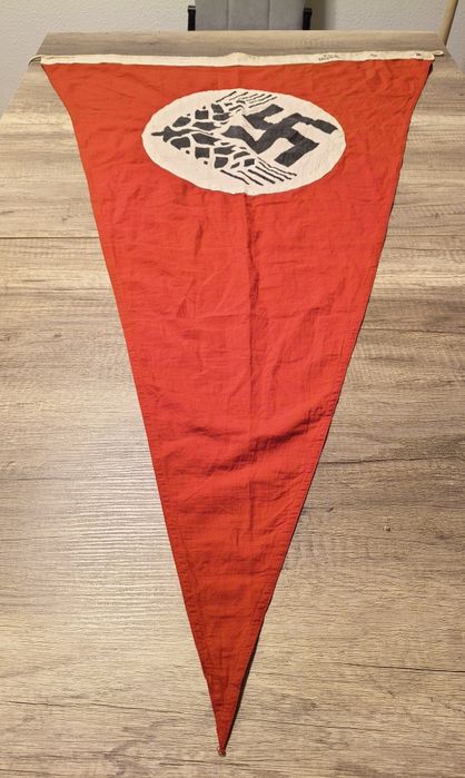 Militaria de Trincheira III Reich Bandeira RADwj