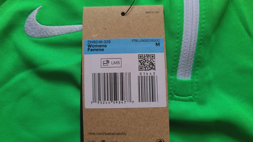 ОРИГІНАЛ NIKE Кофта жіноча Nike Dri Fit Long-Sleeve dd9246-329 розм М