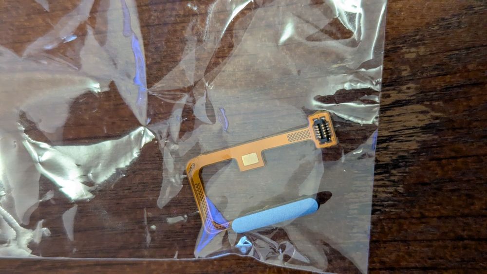 Шлейф, кнопка  для Xiaomi Mi 11 Lite