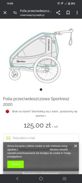 Przyczepka rowerowa