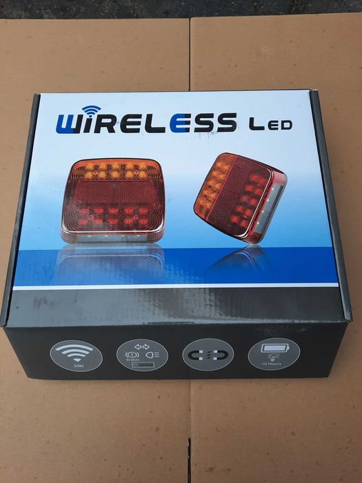 lampy tylne na magnes led bezprzewodowe zestaw 12V